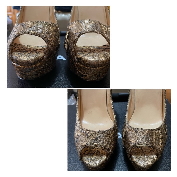 Christian Louboutin Brocade Pumps. - Picture 13 of 14